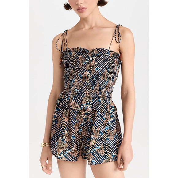 Ulla Johnson 'Alena' Black Romper Size Petite - Picture 1 of 5
